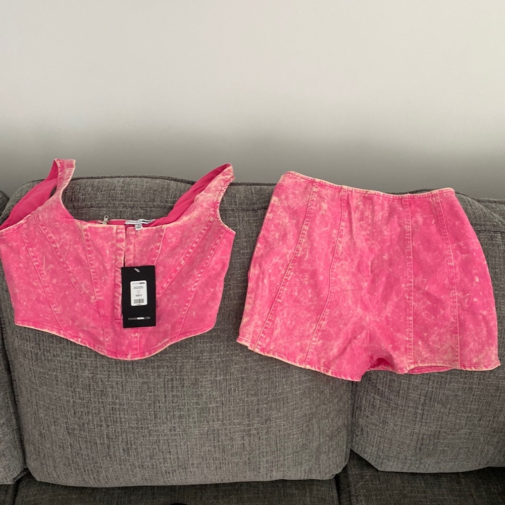 Fashion Pink Short Set